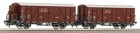66024 Roco Set of 2 Ferry service freight cars